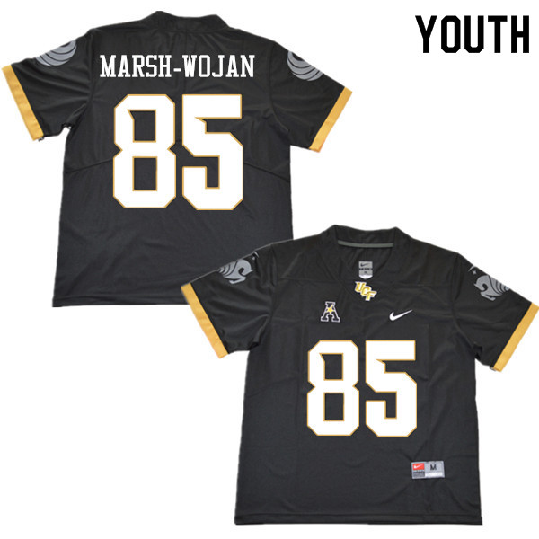 Youth #85 Zach Marsh-Wojan UCF Knights College Football Jerseys Sale-Black